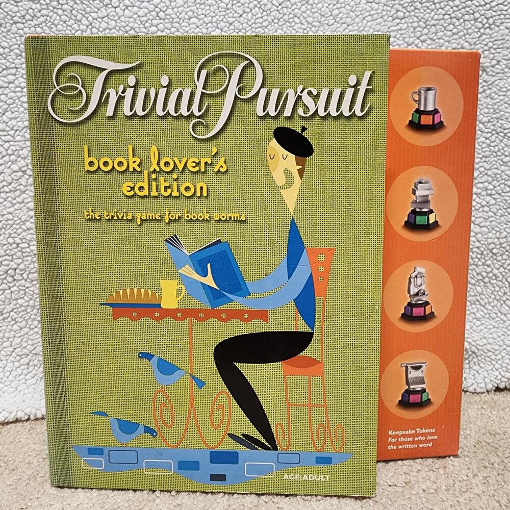 Trivial Pursuit Book Lover's Edition Authors Literary Characters Retail $50